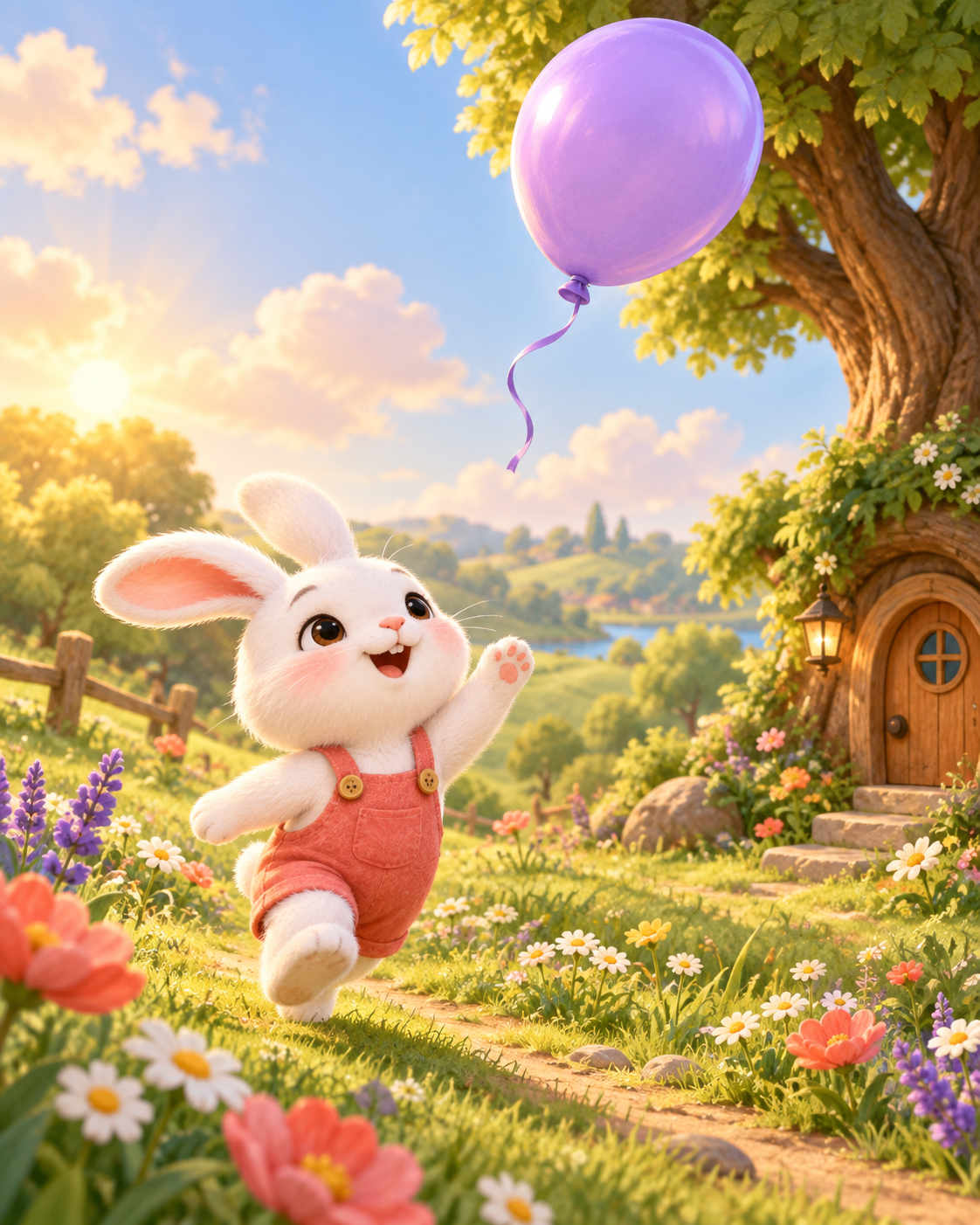 کاور Bunny and the Purple Balloon