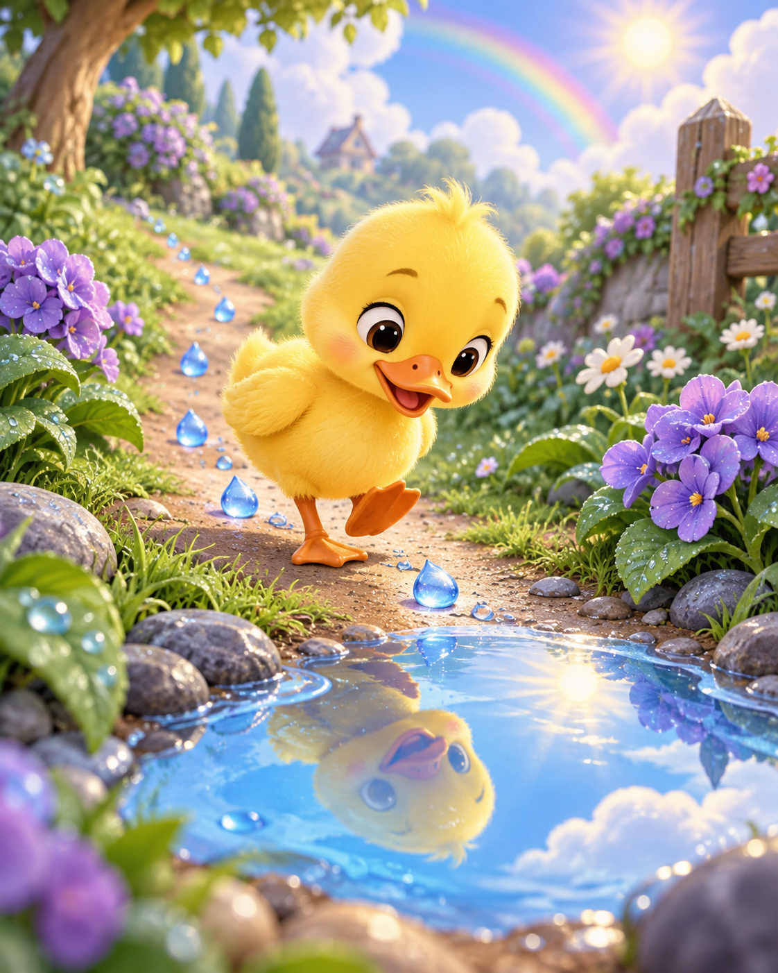 کاور Little Duck and the Blue Drop